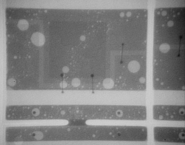 Xray对LED检测出空洞