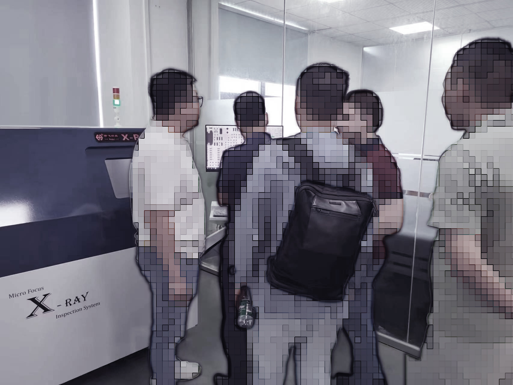国外某客户再骅飞公司现场考察X-ray 国外某客户再骅飞公司现场考察X-ray