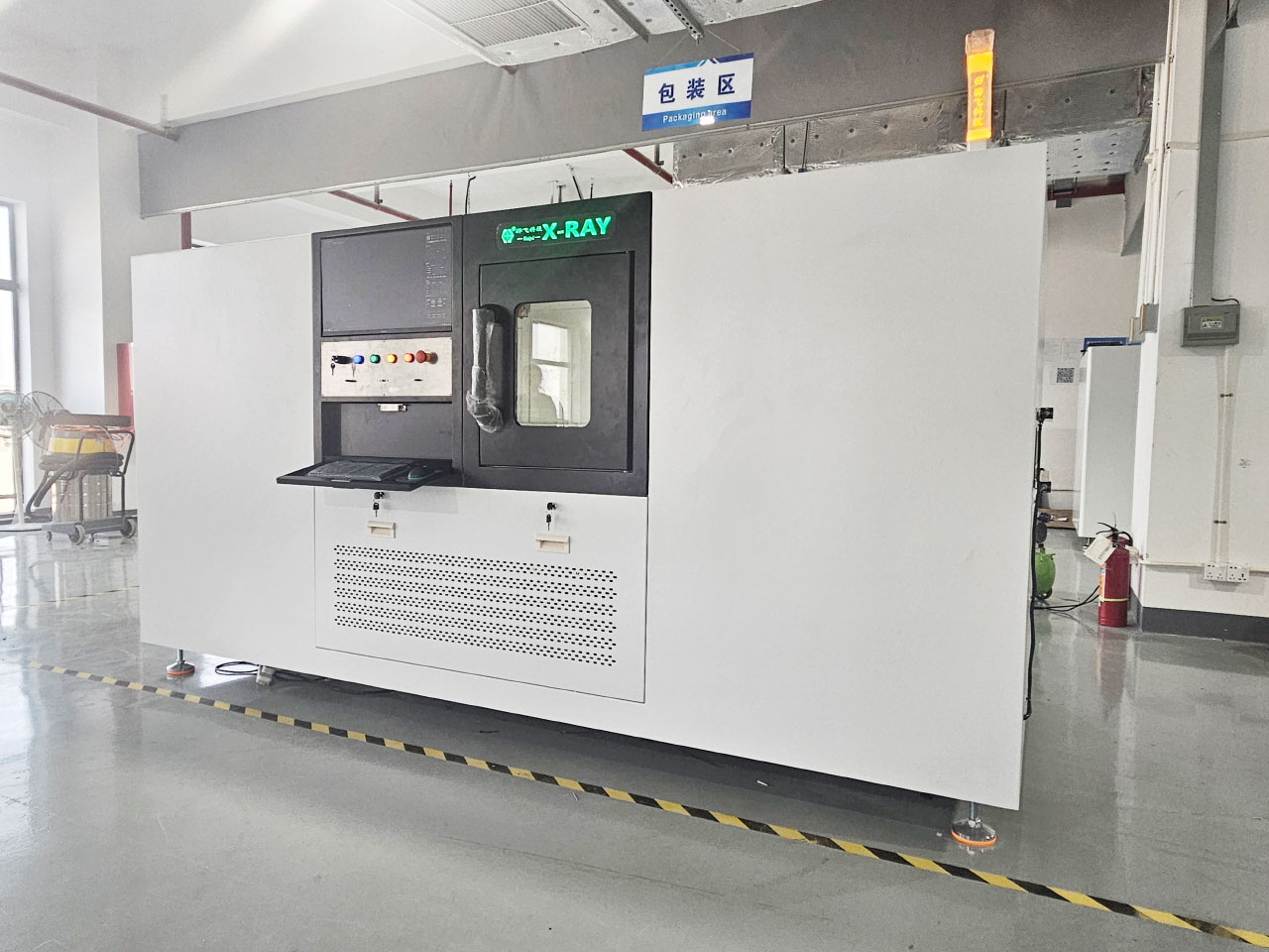 用于1.5-2米软板焊镍片检测的X射线在线检查机厂家现场实拍