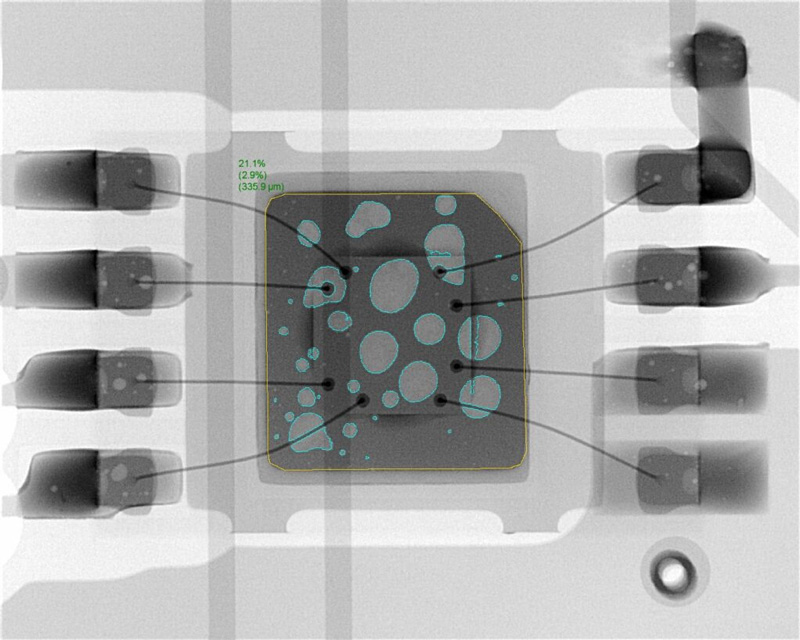 Xray射线检测机在PCB等电子制造中的应用：空洞率、焊料填充、通孔分析等