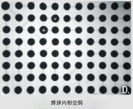 焊球内部空洞