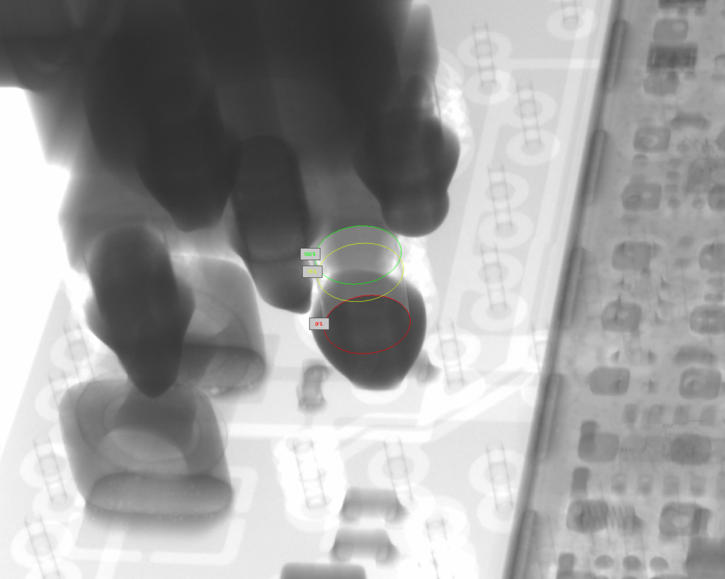Solder-Fill-焊料填充不足X-ray检测图