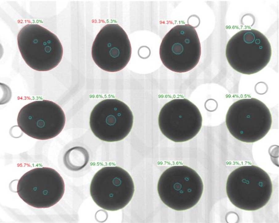 BGA 二维X射线-xray-空洞及圆度计算
