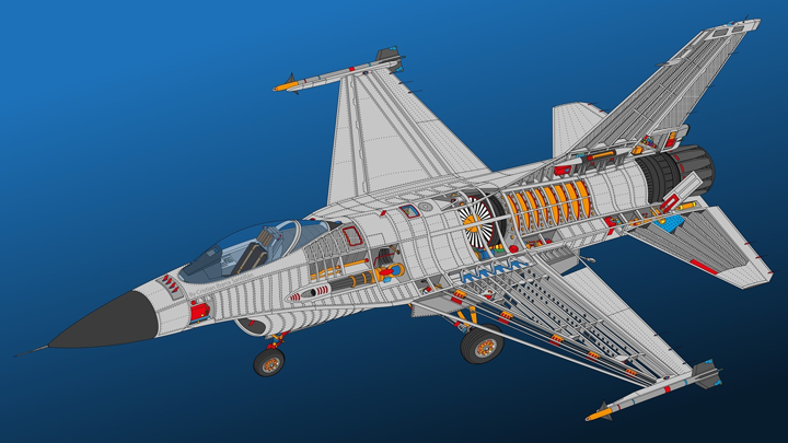 骅飞X-ray-S180-应用于航空航天